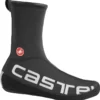 Castelli Diluvio UL Shoecovers - Black/Silver Reflex -CycloPro Shop CS20537BLKReflex