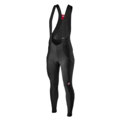 Castelli Sorpasso RoS Women's Bibtights - Black/Reflex -CycloPro Shop CS20563BLKBrilliantPNK
