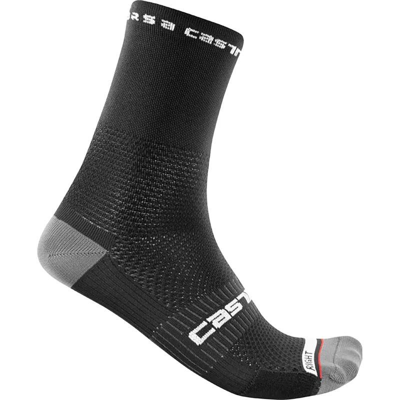 Castelli Rosso Corsa Pro 15 Socks - Black 3 Castelli Rosso Corsa Pro 15 Socks - Black