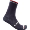 Castelli Rosso Corsa Pro 15 Socks - Savile Blue -CycloPro Shop CS21026SavileBlue
