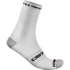 Castelli Rosso Corsa Pro 15 Socks - White -CycloPro Shop CS21026White
