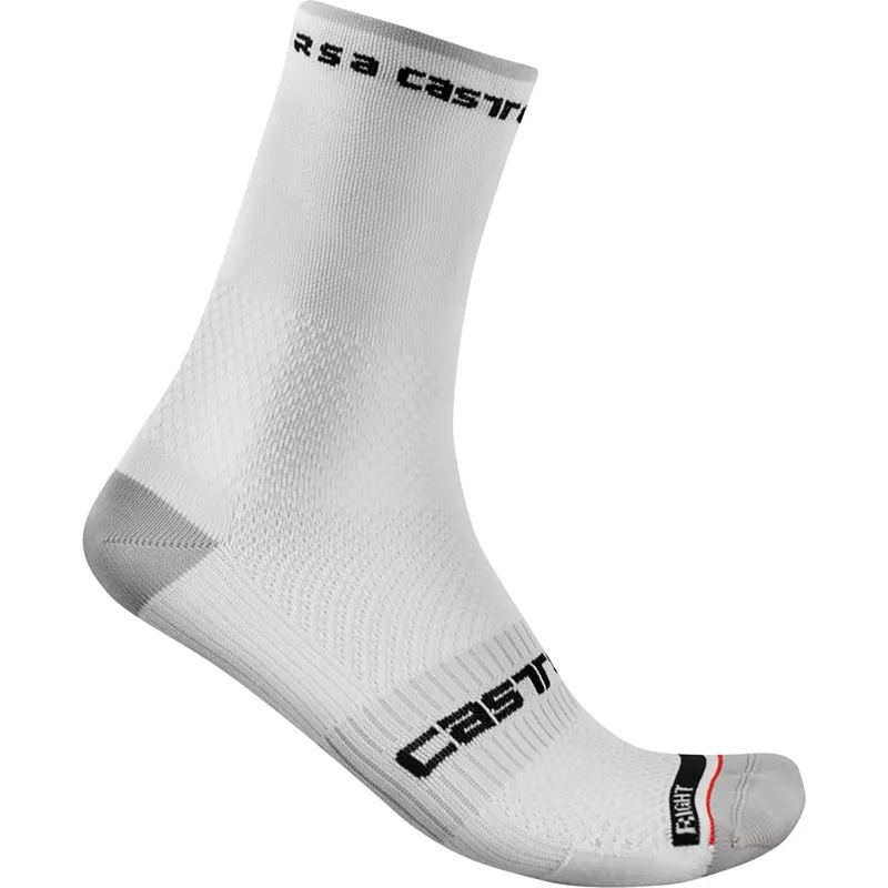Castelli Rosso Corsa Pro 15 Socks - Black 4 Castelli Rosso Corsa Pro 15 Socks - Black - Image 2