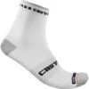 Castelli Rosso Corsa Pro 9 Socks - Black 1 Castelli Rosso Corsa Pro 9 Socks - Black -CycloPro Shop CS21027White 1