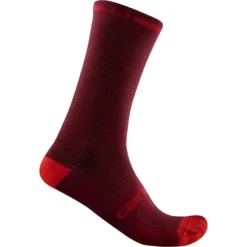 Castelli Superleggera T 18 Men's Socks - Bordeaux -CycloPro Shop CS21029Bordeaux