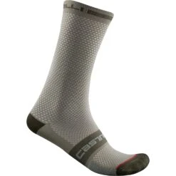 Castelli Superleggera T 18 Men's Socks - White 15 Castelli Superleggera T 18 Men's Socks - White -CycloPro Shop CS21029Green