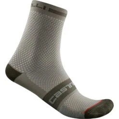 Castelli Superleggera T 12 Men's Socks - White 13 Castelli Superleggera T 12 Men's Socks - White -CycloPro Shop CS21030Green 1