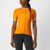 Castelli Gradient Women's Short Sleeve Jersey - Pop Orange -CycloPro Shop CS210508541 1
