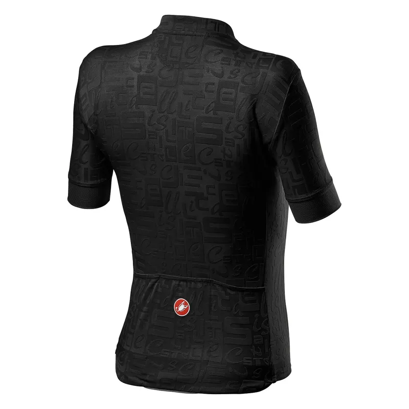 Castelli Promessa Jacquard Womens Short Sleeve Jersey - Light Black 4 Castelli Promessa Jacquard Womens Short Sleeve Jersey - Light Black - Image 2