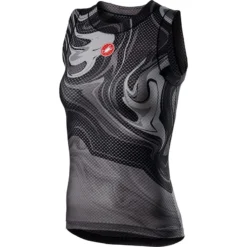 Castelli Pro Mesh Womens Sleeveless Base Layer - Light Black -CycloPro Shop CS21060LightBlack