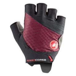 Castelli Rosso Corsa 2 Women's Mitt Gloves - Black -CycloPro Shop CS210614211 1