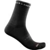 Castelli Rosso Corsa 11 Women's Socks - Skylight/Pop Orange 2 Castelli Rosso Corsa 11 Women's Socks - Skylight/Pop Orange -CycloPro Shop CS21062Black 1