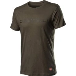 Castelli Sprinter Men's T-Shirt - Azzurro Italia -CycloPro Shop CS21103Khaki