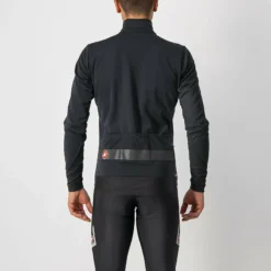 Castelli Raddoppia 3 Men's Windproof Jacket - Light Black/Black Reflex 21 Castelli Raddoppia 3 Men's Windproof Jacket - Light Black/Black Reflex -CycloPro Shop CS21503BLKReflex 2