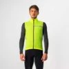 Castelli Squadra Stretch Men's Cycling Vest - Fiery Red/Grey -CycloPro Shop CS21512YELFluoGray 1