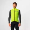 Castelli Squadra Stretch Men's Cycling Vest - Yellow Fluo/Grey -CycloPro Shop CS21512YELFluoGray