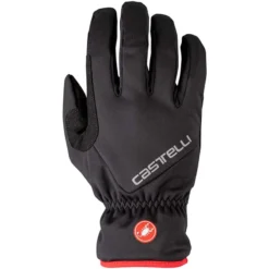 Castelli Entrata Thermal Men's Long Finger Gloves - Black