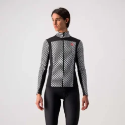 Castelli Sfida 2 Women's Long Sleeve Jersey - Black/White -CycloPro Shop CS21530BLK