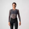 Castelli Miracolo Women's Long Sleeve Base Layer - Grey 2 Castelli Miracolo Women's Long Sleeve Base Layer - Grey -CycloPro Shop CS21535Gray