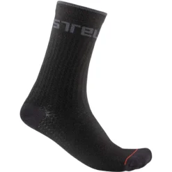 Castelli Distanza 20 Men's Socks - Black 8 Castelli Distanza 20 Men's Socks - Black -CycloPro Shop CS21552BLK