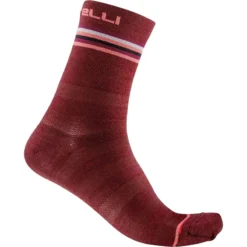 Castelli Go 15 Women's Socks - White/Fuchsia 8 Castelli Go 15 Women's Socks - White/Fuchsia -CycloPro Shop CS21557Bordeaux