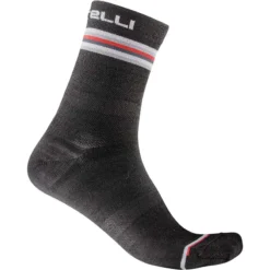Castelli Go 15 Women's Socks - White/Fuchsia 7 Castelli Go 15 Women's Socks - White/Fuchsia -CycloPro Shop CS21557GrayWHT