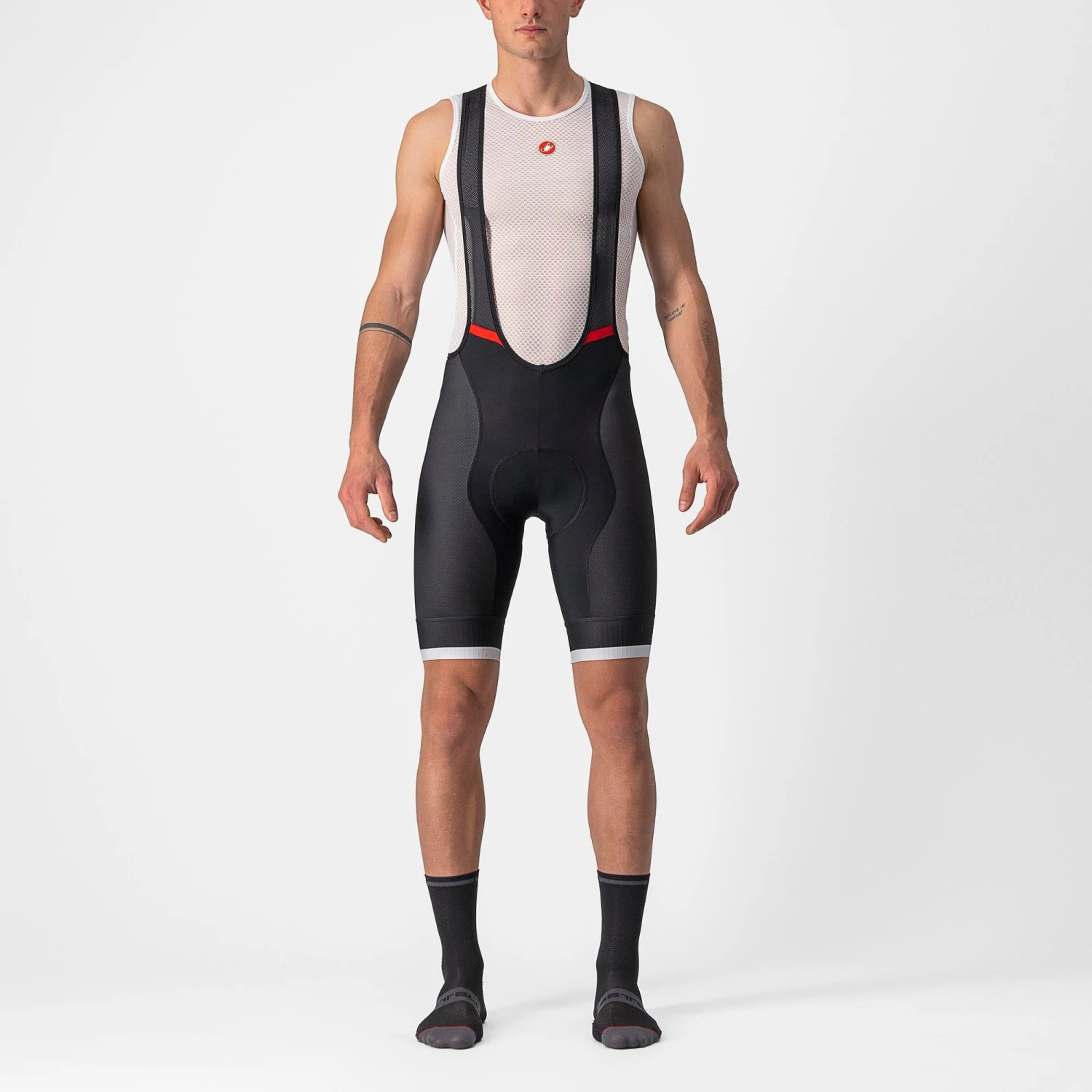 Castelli Competizione Kit Men's Bib Shorts - Black/Red 6 Castelli Competizione Kit Men's Bib Shorts - Black/Red - Image 4