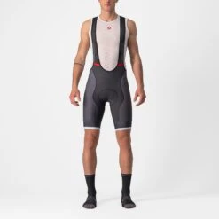 Castelli Competizione Kit Men's Bib Shorts - Black/Silver Grey 11 Castelli Competizione Kit Men's Bib Shorts - Black/Silver Grey -CycloPro Shop CS220030301 1 4