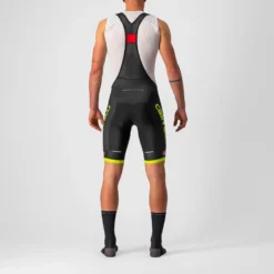 Castelli Competizione Kit Men's Bib Shorts - Black/Electric Lime -CycloPro Shop CS220033831 2