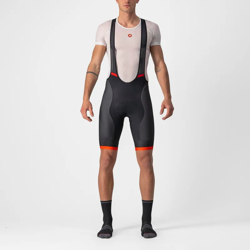 Castelli Competizione Kit Men's Bib Shorts - Black/Red 3 Castelli Competizione Kit Men's Bib Shorts - Black/Red