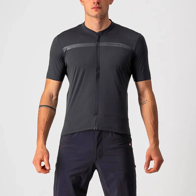 Castelli Unlimited Allroad Men's Short Sleeve Jersey - Dark Grey 7 Castelli Unlimited Allroad Men's Short Sleeve Jersey - Dark Grey - Image 5