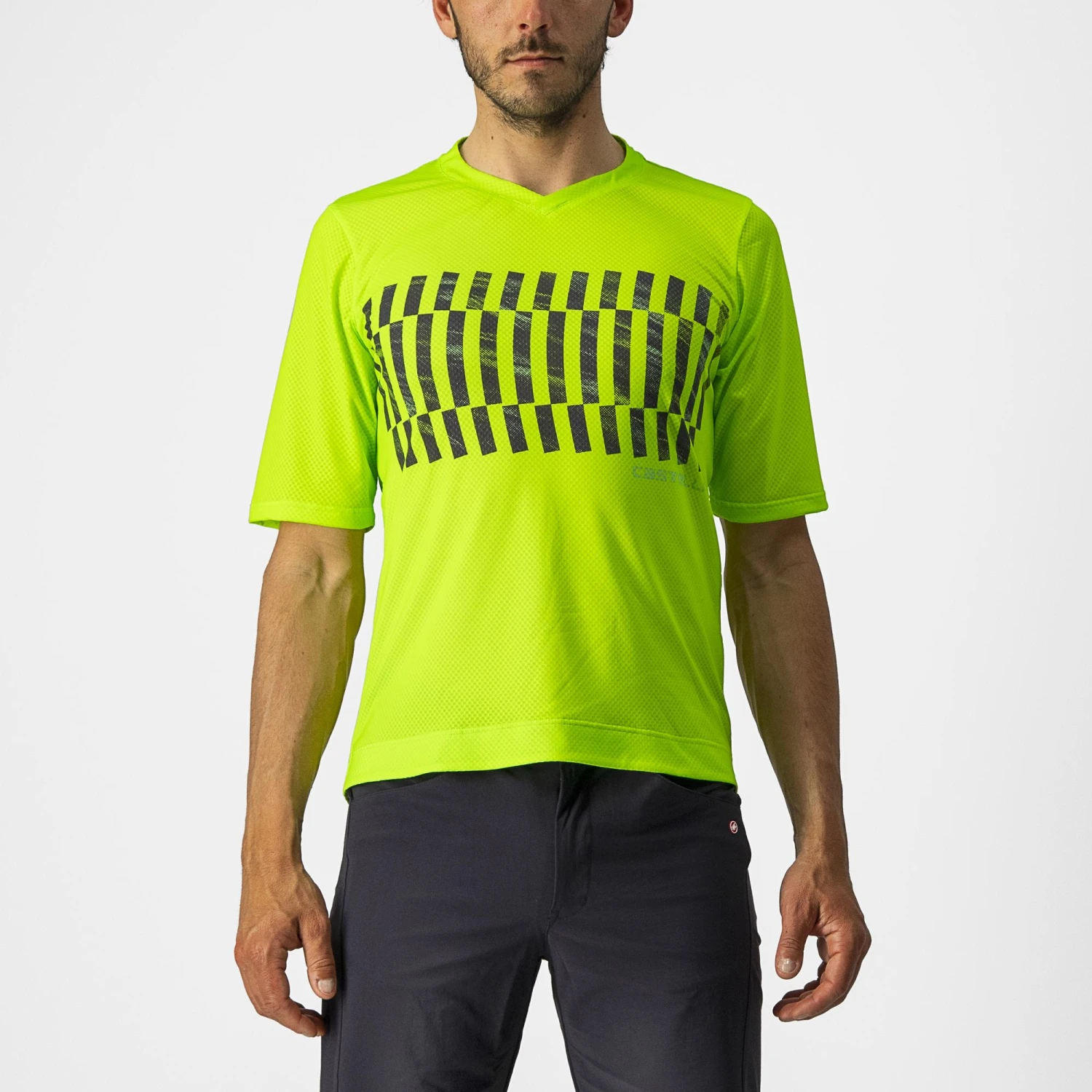 Castelli Trail Tech Men's Technical T-Shirt - Olive Green/Grey/Orange Rust 7 Castelli Trail Tech Men's Technical T-Shirt - Olive Green/Grey/Orange Rust - Image 5