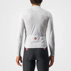 Castelli Prologo 7 Men's Long Sleeve Jersey - Ivory/Black/Red -CycloPro Shop CS220240651 2