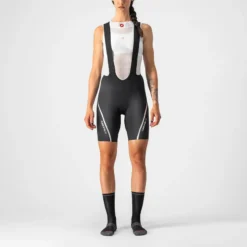 Castelli Velocissima 3 Women's Bib Shorts - Black/Silver 11 Castelli Velocissima 3 Women's Bib Shorts - Black/Silver -CycloPro Shop CS220500101 1201
