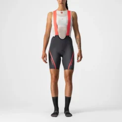 Castelli Velocissima 3 Women's Bib Shorts - Black/Silver 10 Castelli Velocissima 3 Women's Bib Shorts - Black/Silver -CycloPro Shop CS220500301 1