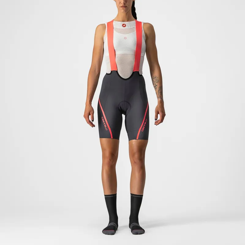 Castelli Velocissima 3 Women's Bib Shorts - Black/Silver 6 Castelli Velocissima 3 Women's Bib Shorts - Black/Silver - Image 4