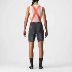 Castelli Velocissima 3 Women's Bib Shorts - Dark Grey/Brilliant Pink 10 Castelli Velocissima 3 Women's Bib Shorts - Dark Grey/Brilliant Pink -CycloPro Shop CS220500301 2