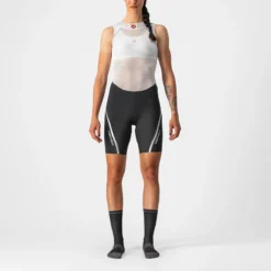Castelli Velocissima 3 Women's Shorts - Black/Silver 8 Castelli Velocissima 3 Women's Shorts - Black/Silver -CycloPro Shop CS220510101 1
