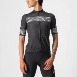 Castelli Fenice Women's Short Sleeve Jersey - Military Green/Sulphur -CycloPro Shop CS220610851 1