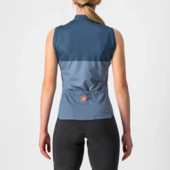 Castelli Velocissima Women's Sleeveless Base Layer - Steel Blue/Ocean -CycloPro Shop CS220660621 2