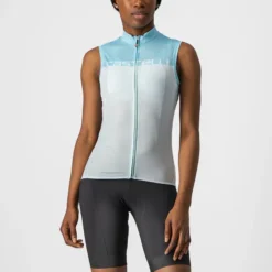 Castelli Velocissima Women's Sleeveless Base Layer - Steel Blue/Ocean