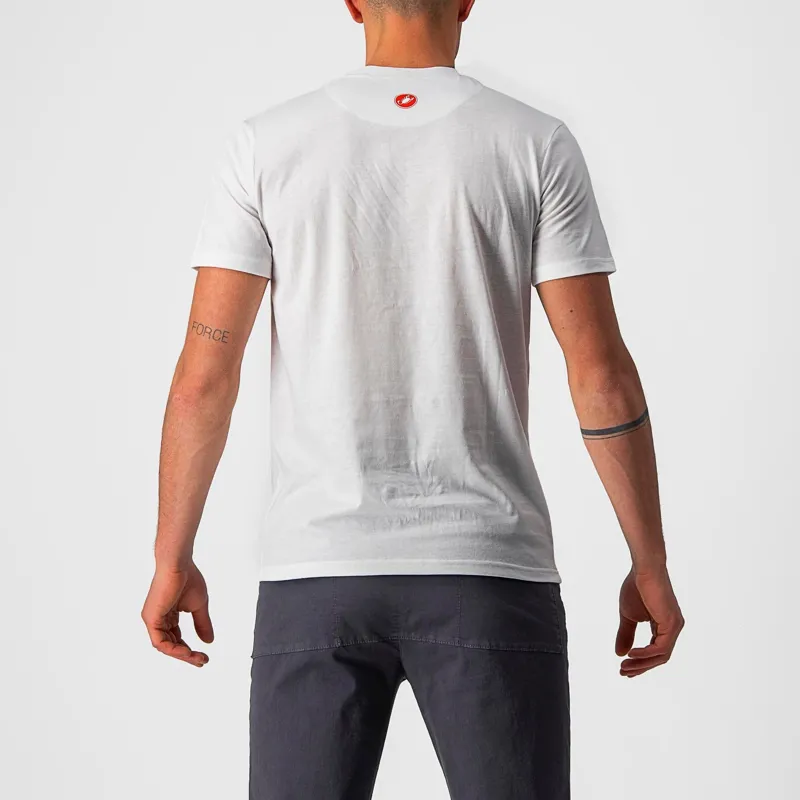 Castelli Maurizio Men's T-Shirt - White/Silver Grey/Red 5 Castelli Maurizio Men's T-Shirt - White/Silver Grey/Red - Image 3