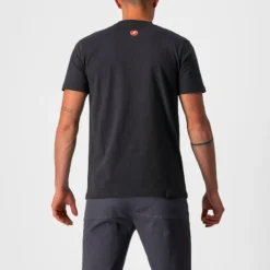Castelli Maurizio Men's T-Shirt - Black/Dark Grey/Red