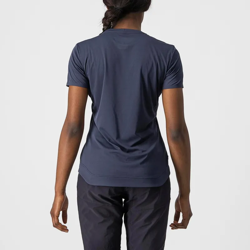Castelli Tech 2 Women's Technical T-Shirt - Savile Blue 6 Castelli Tech 2 Women's Technical T-Shirt - Savile Blue - Image 4