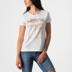 Castelli Bellagio Women's T-Shirt - Burnt Orange -CycloPro Shop CS220830011 1
