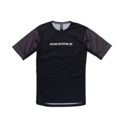 Race Face Indy Men's Short Sleeve MTB Jersey - Black -CycloPro Shop Char1 2