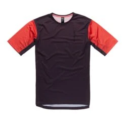 Race Face Indy Men's Short Sleeve MTB Jersey - Black -CycloPro Shop Coral1 1