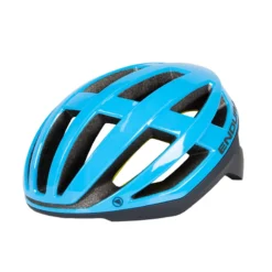 Endura FS260-Pro II MIPS Road Helmet - Hi-Viz Blue -CycloPro Shop E1554BV lg