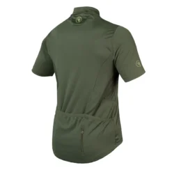 Endura Hummvee Men's Short Sleeve Jersey - Forest Green -CycloPro Shop E3125GF back lg