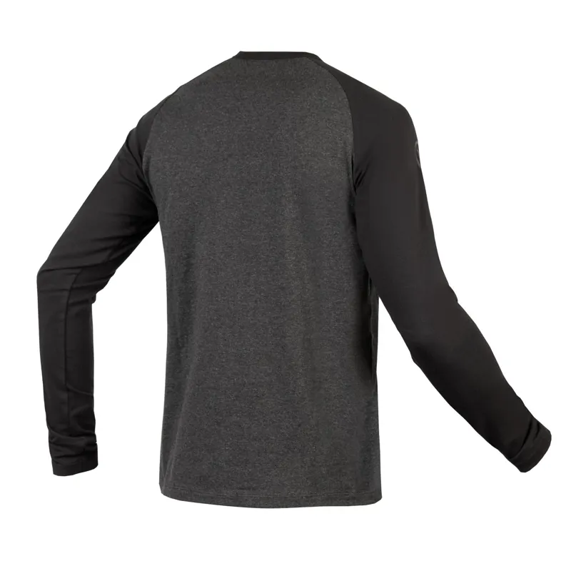 Endura One Clan Raglan Men's Long Sleeve Casual T-shirt - Grey 3 Endura One Clan Raglan Men's Long Sleeve Casual T-shirt - Grey