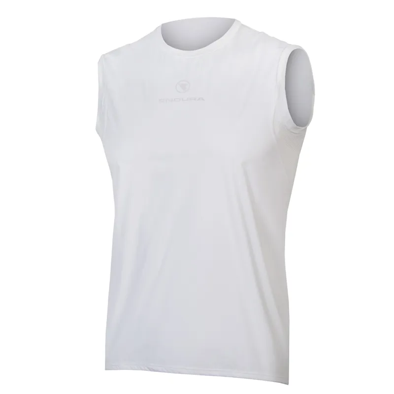 Endura Translite Windproof Sleeveless Men's Baselayer - White 4 Endura Translite Windproof Sleeveless Men's Baselayer - White - Image 2